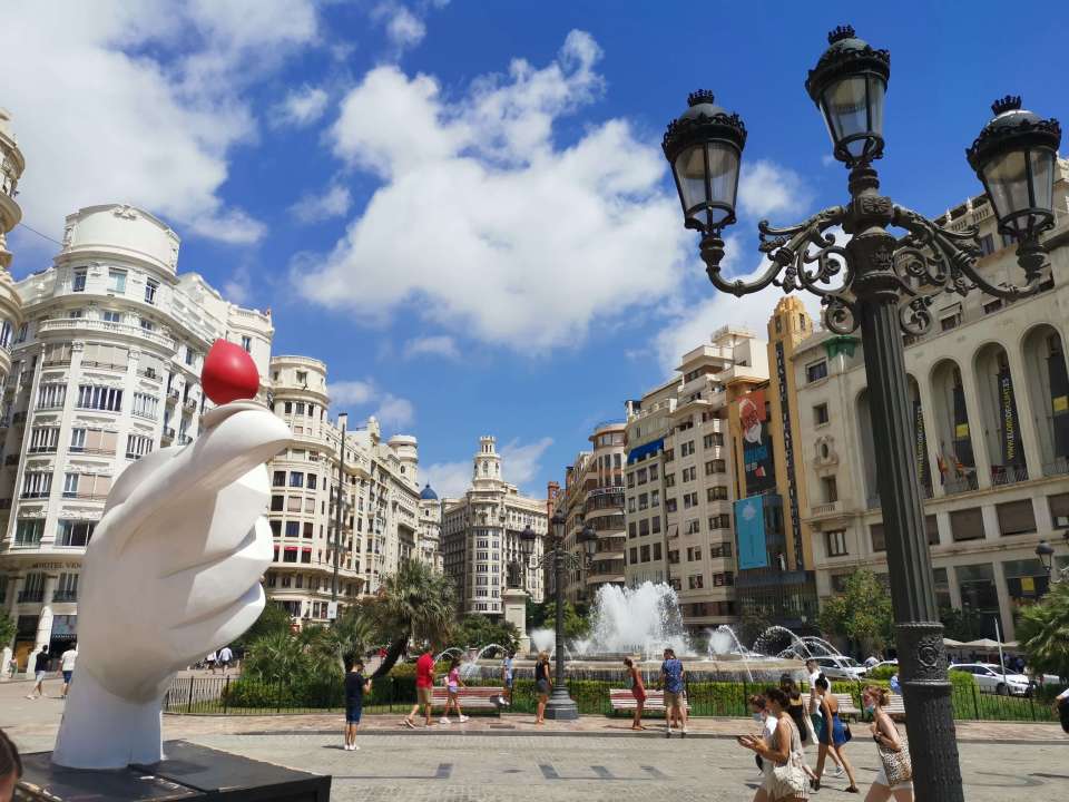 Plaza Del Ayuntamiento à Valence en Espagne 