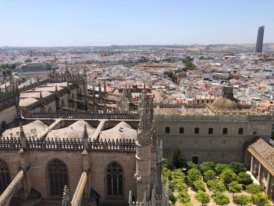 sommet de la Giralda à Séville