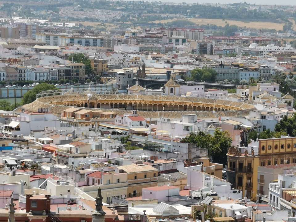 sommet de la Giralda à Séville