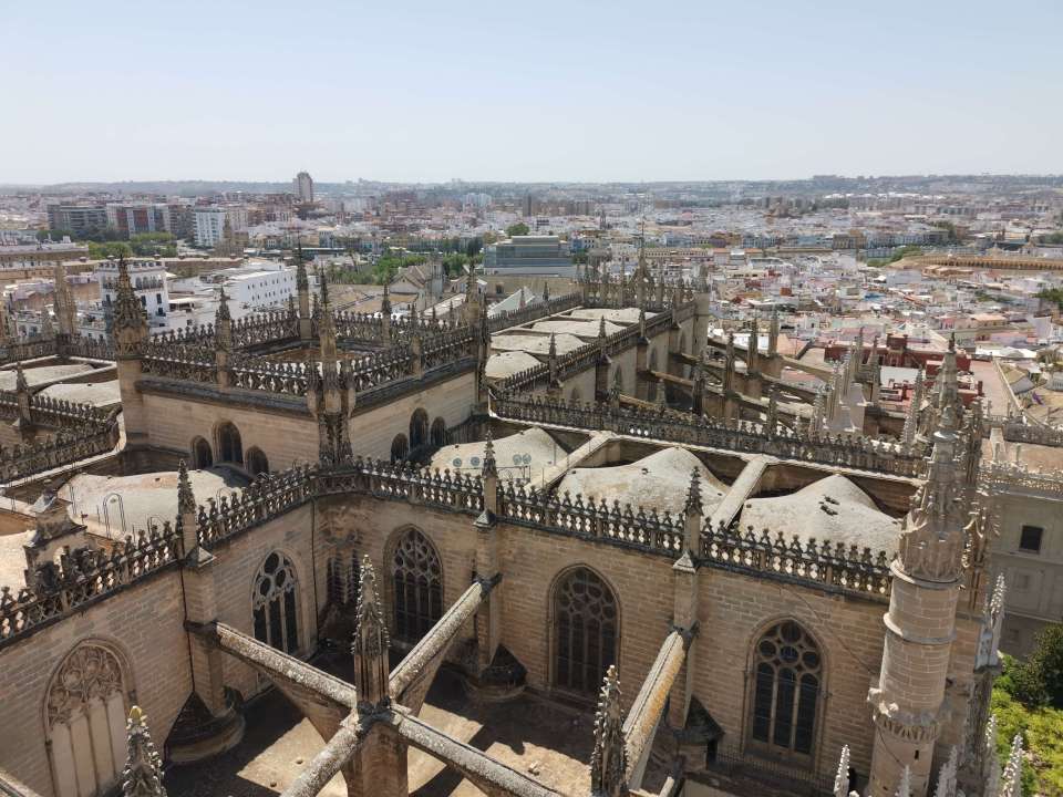 sommet de la Giralda à Séville