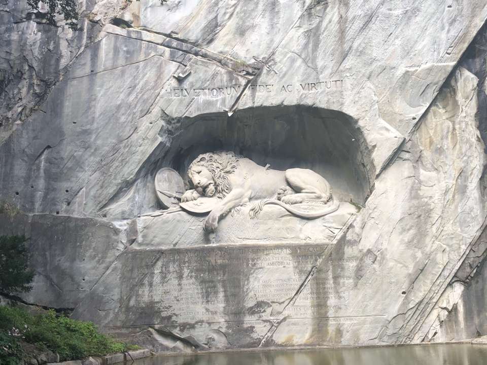 Lion de Lucerne Suisse 