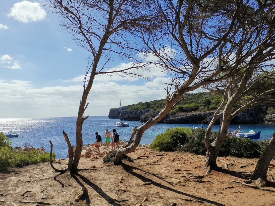 crique de Turqueta à Minorque