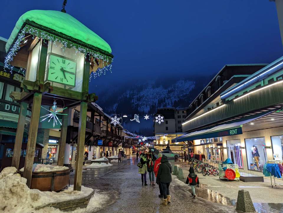 rues de Chamonix Mont Blanc