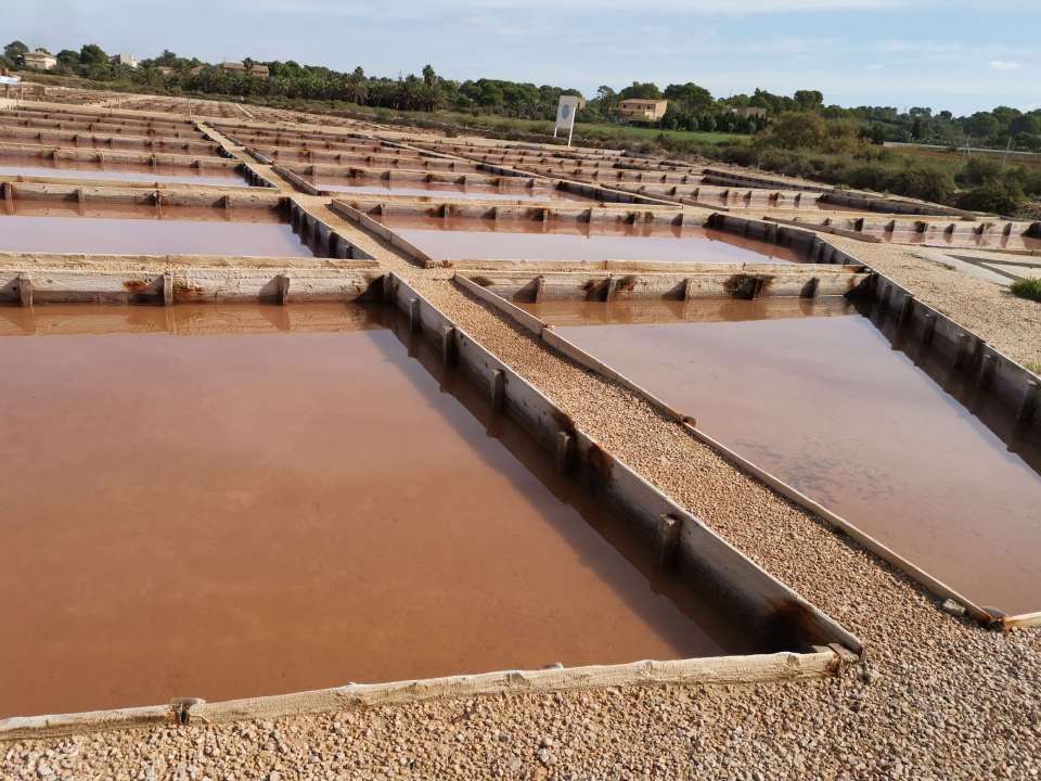 Salins de Colonia de Sant Jordi au Sud de Majorque