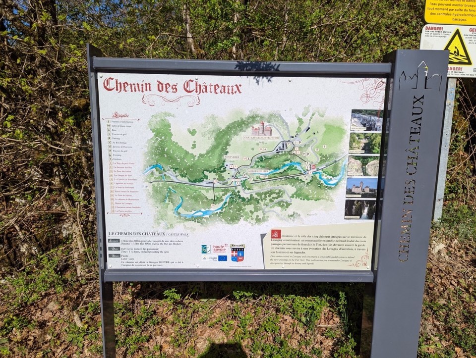 chemin des châteaux