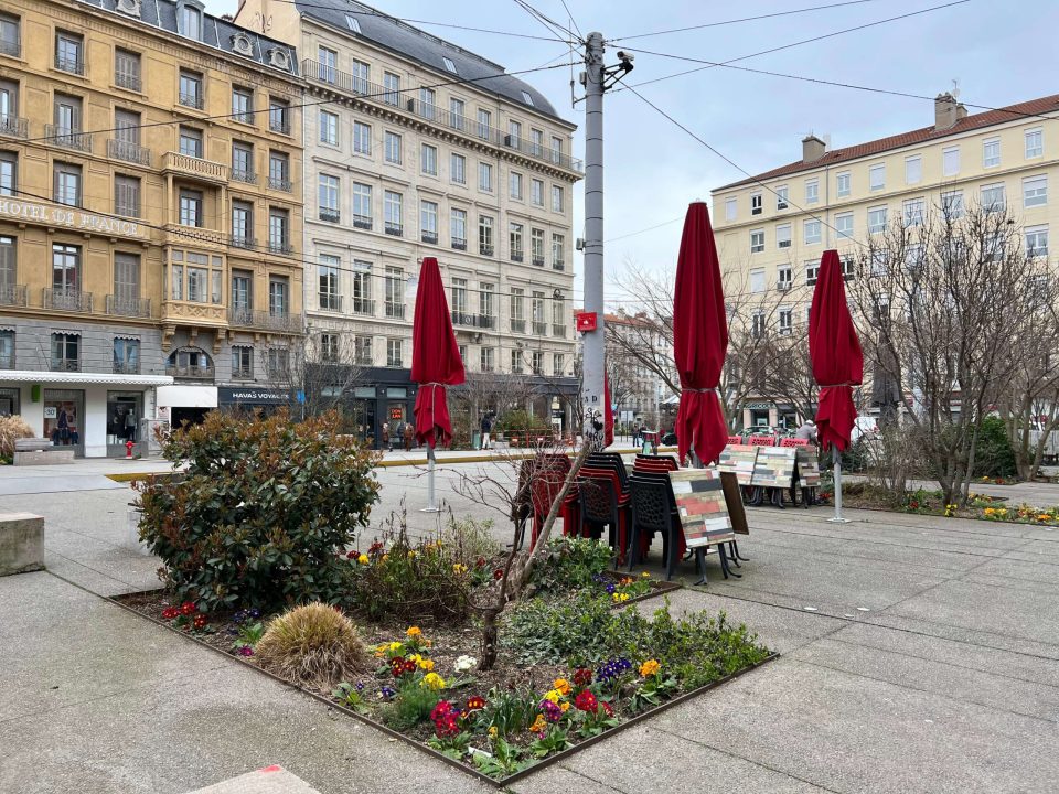 quartier Saint Jacques avec la rue Martyrs de Vingré à Saint Etienne