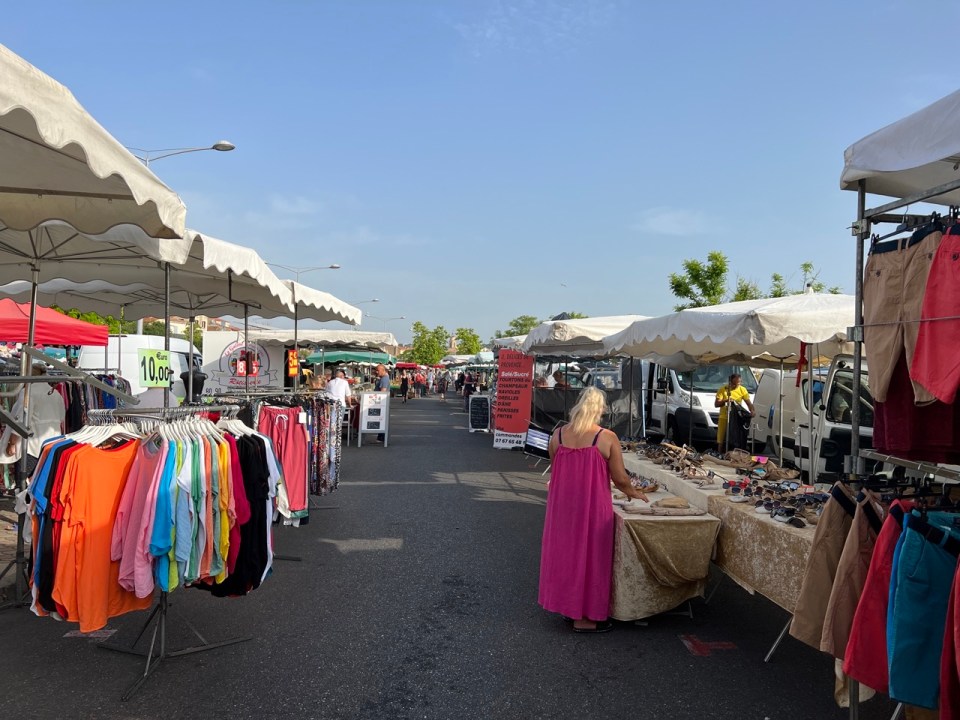 marché de Jonquières à Martigues 