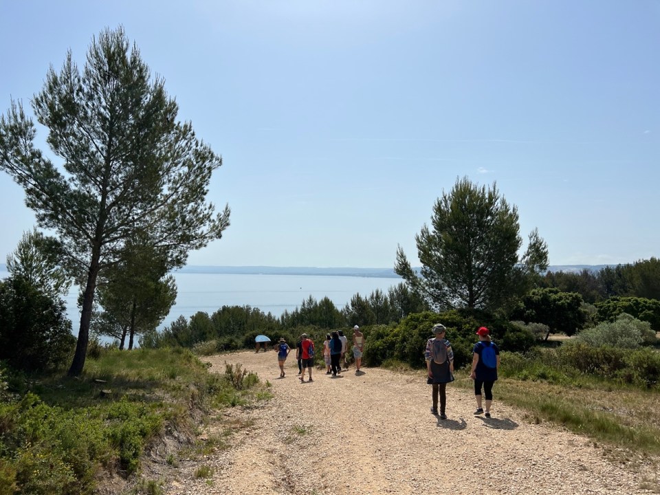 étang de Berre dans le parc de Figuerrolles