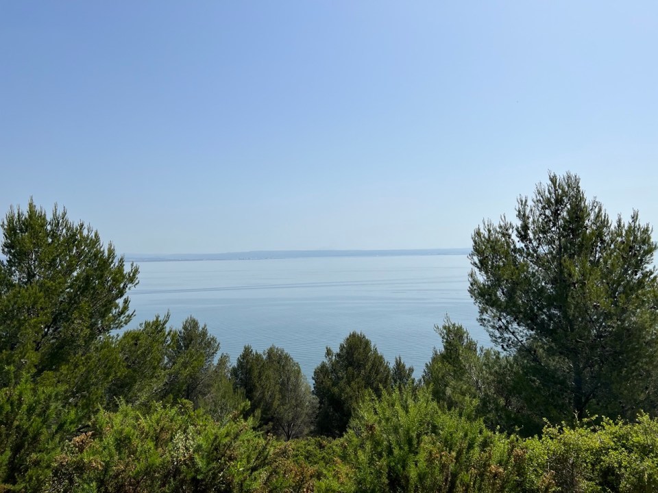 étang de Berre dans le parc de Figuerrolles