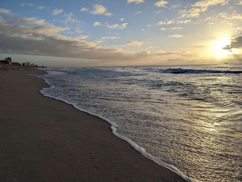 plage de Miami Beach 