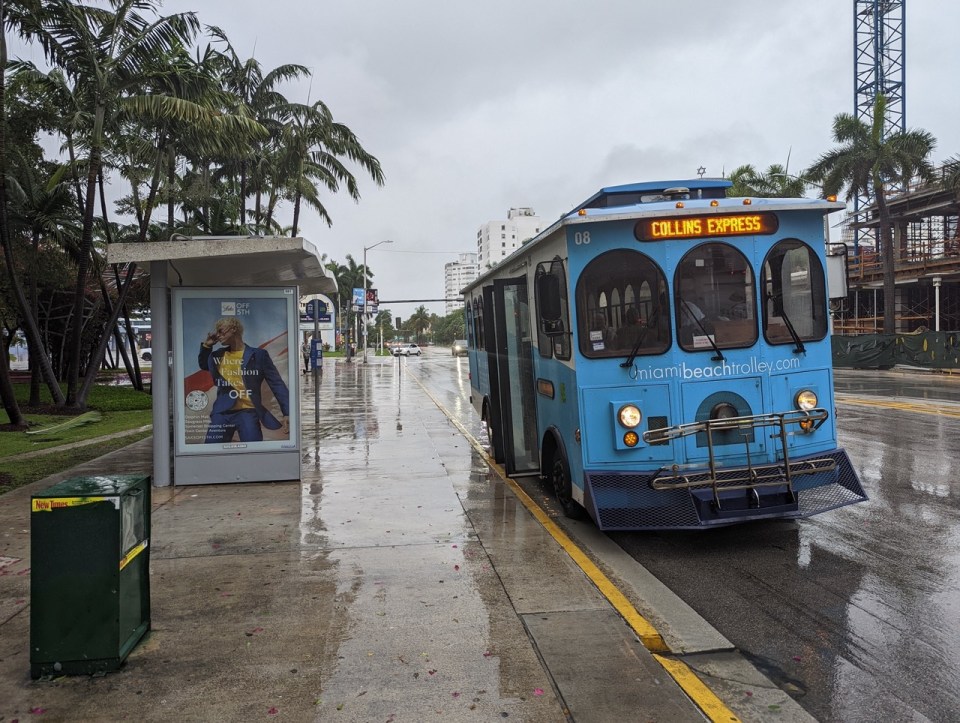 tramway à Miami Beach