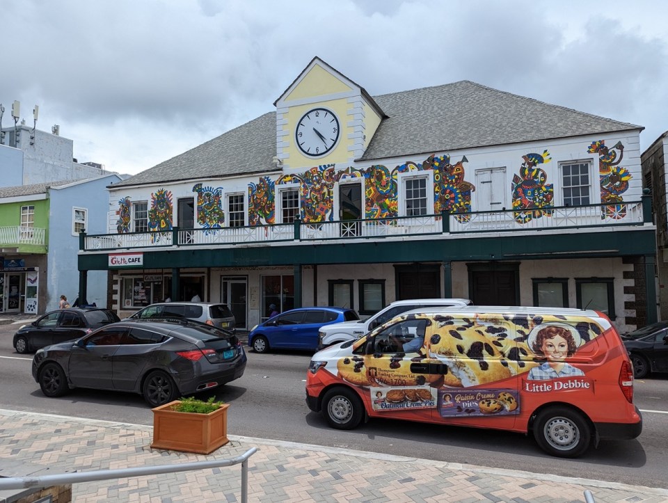centre ville de Nassau Bahamas