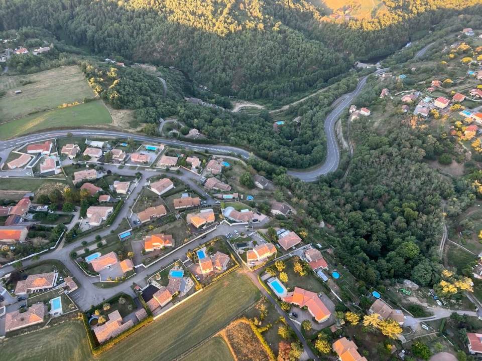 vol en montgolfière en Ardèche