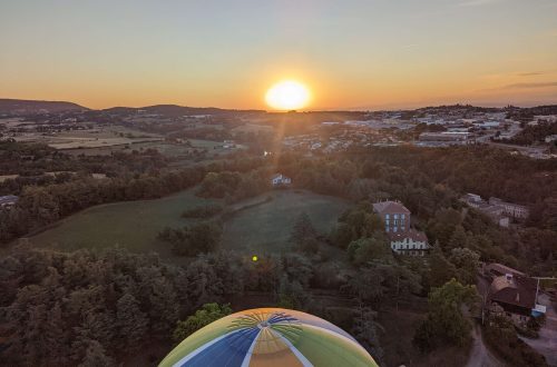 vol en montgolfière en Ardèche