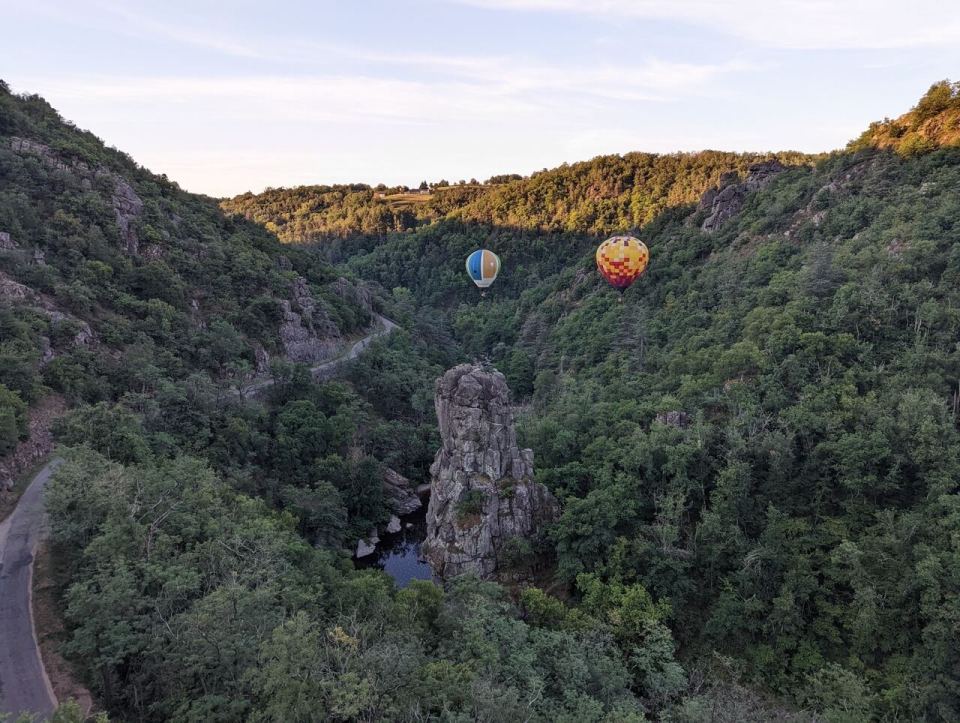 vol en montgolfière en Ardèche