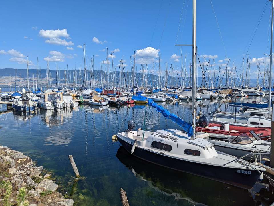 Estavayer le lac au bord du lac de Neuchâtel