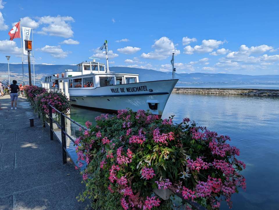 se déplacer en bateau à Yverdon-les-Bains