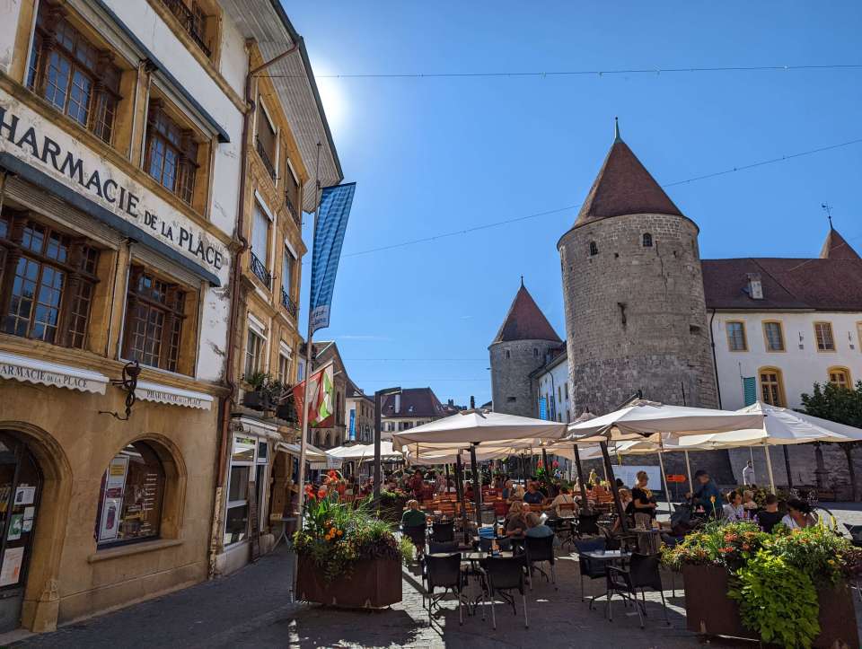 marché à Yverdon-les-Bains