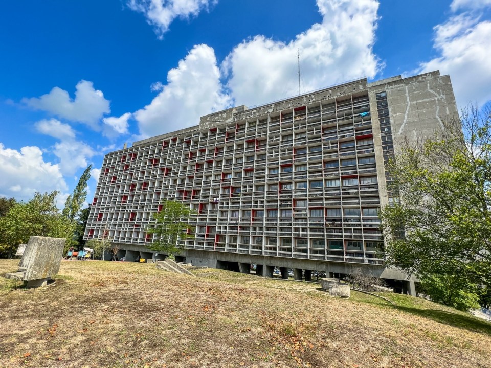 unité d'habitation sur le site Le Corbusier de Firminy