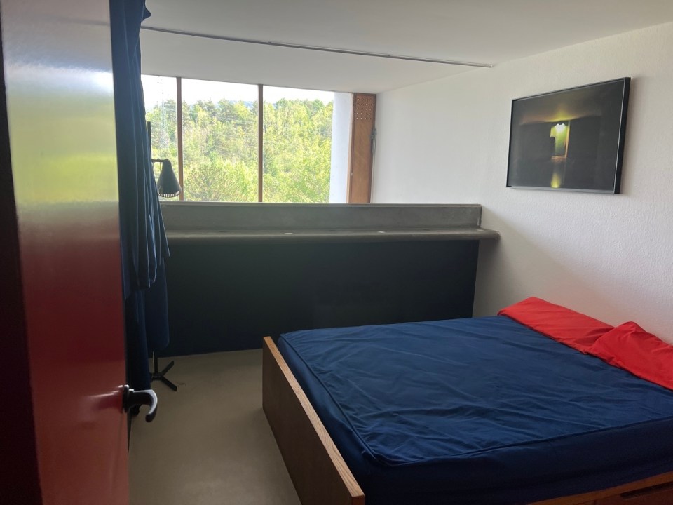 appartement témoin dans l'unité d'habitation sur le site Le Corbusier de Firminy