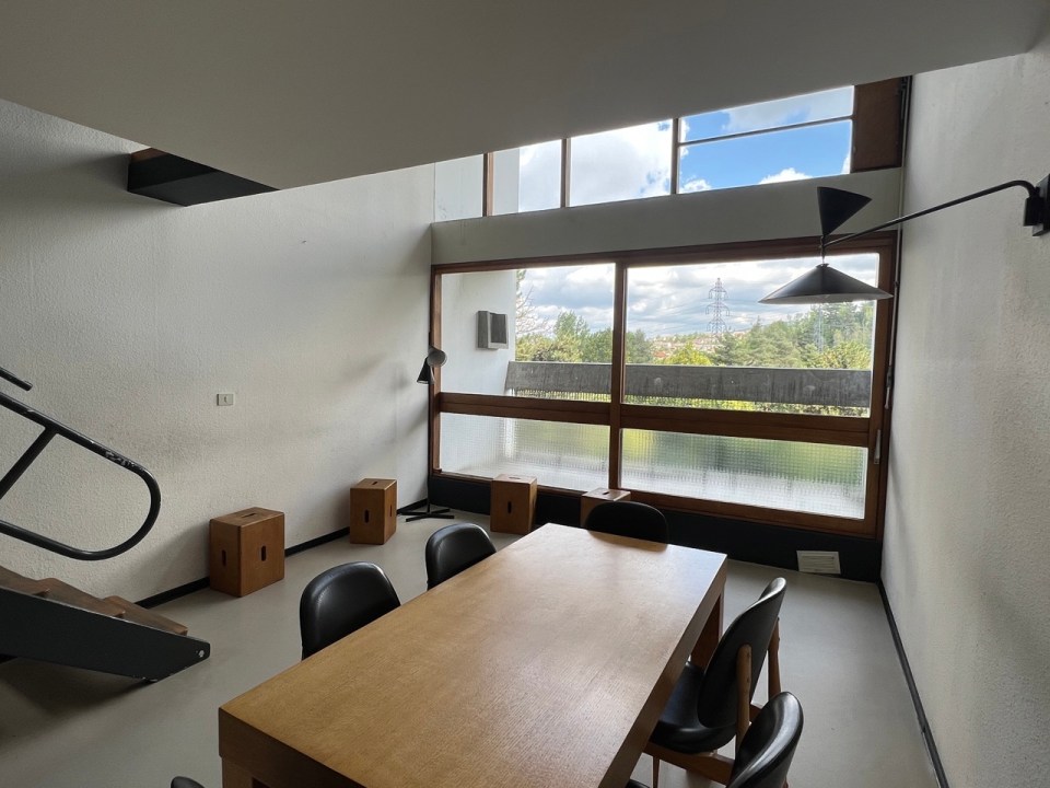 appartement témoin dans l'unité d'habitation sur le site Le Corbusier de Firminy