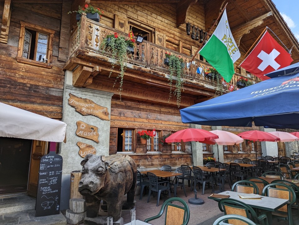 La fromagerie à Leysin