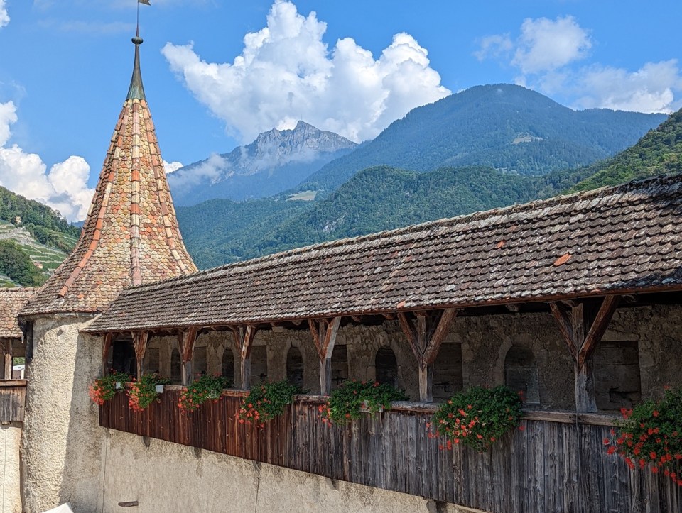 Chateau d'Aigle en Suisse