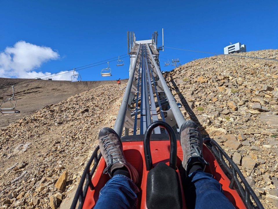 alpine coaster Diablerets en Suisse