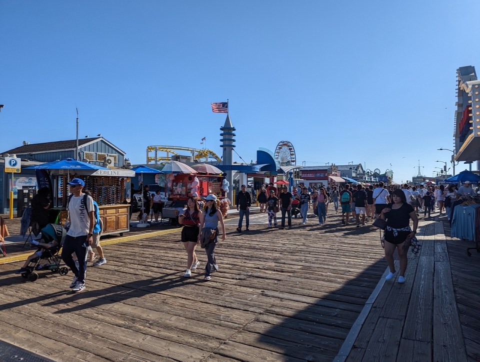 Santa Monica Pier à Los Angeles