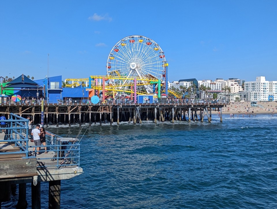 Santa Monica Pier à Los Angeles