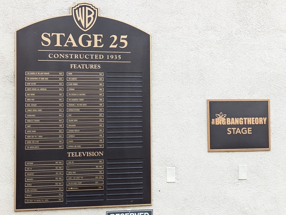 visite des studios Warner Bros à Los Angeles