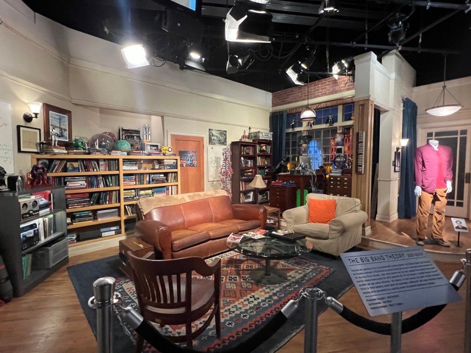 décor de Big Bang Theory visiter les studios Warner Bros à Los Angeles