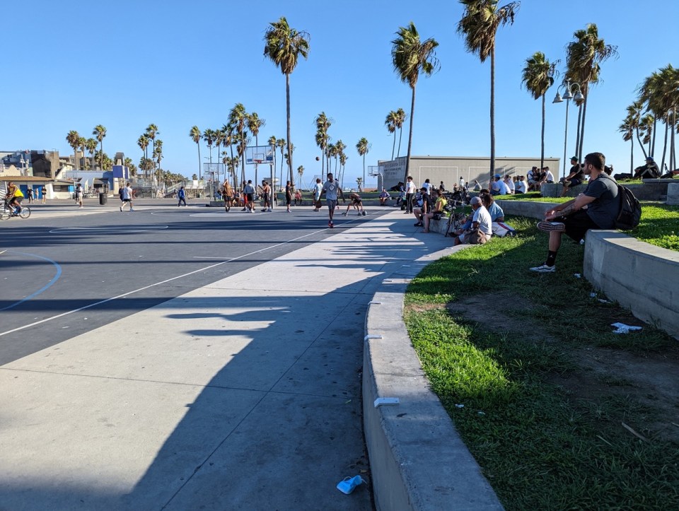 basketball à Venice Beach, Los Angeles