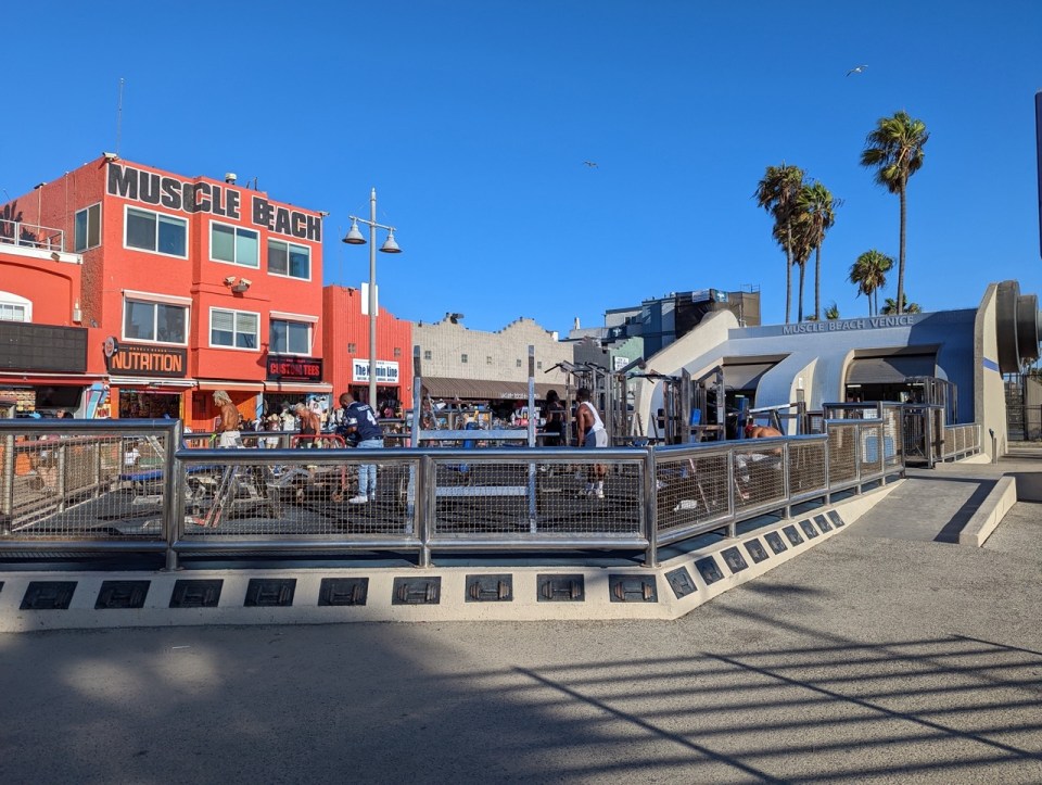 muscle beach, Venice Beach, Los Angeles