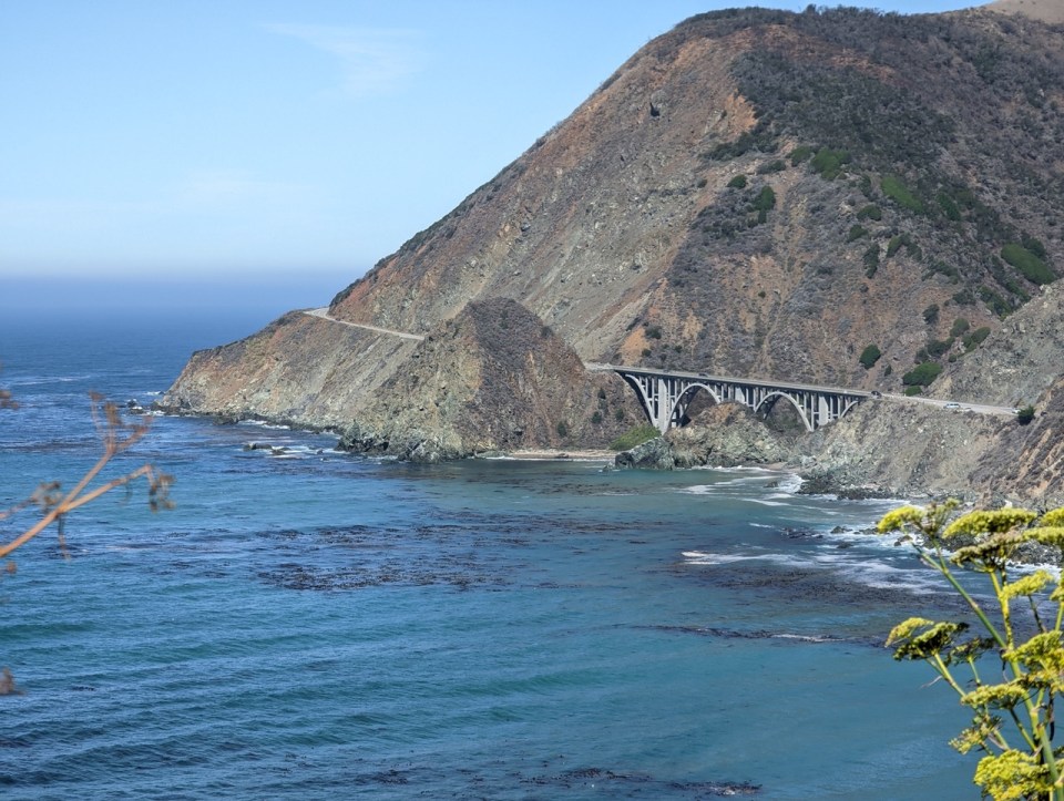Brixby Bridge à Big Sur en Californie