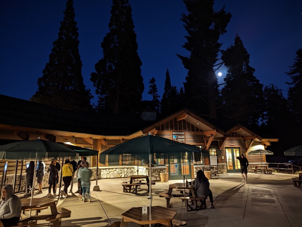 restaurant Grant Grove dans le Kings Canyon Park 
