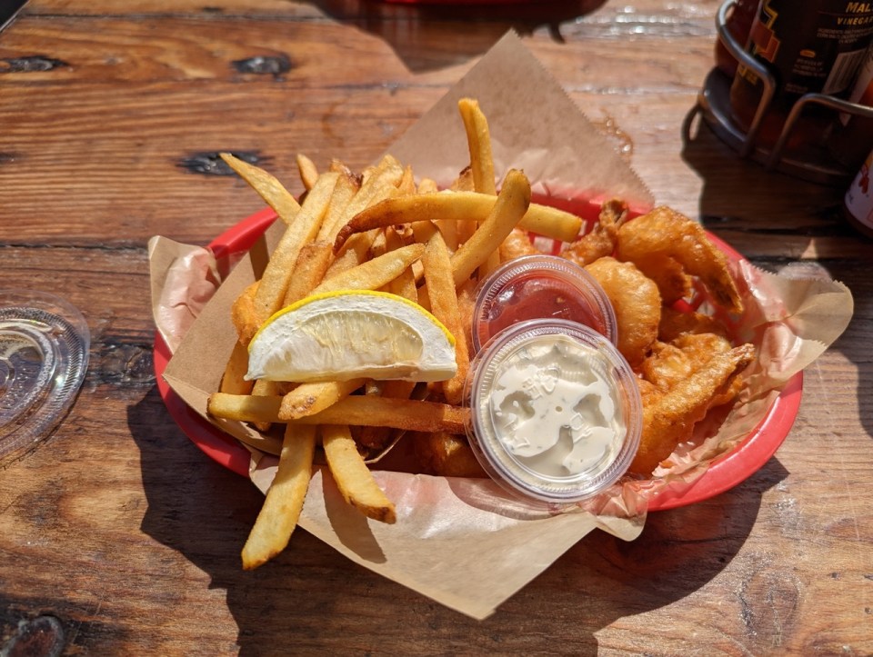 fish and chips lors de notre road trip en Californie 