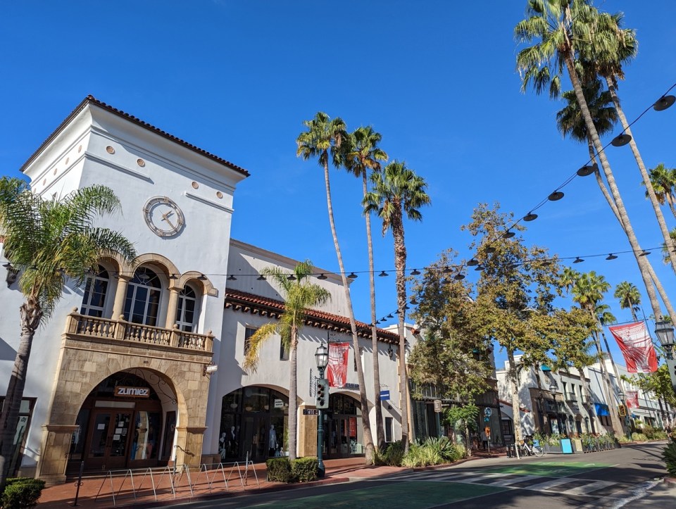 State street à Santa Barbara