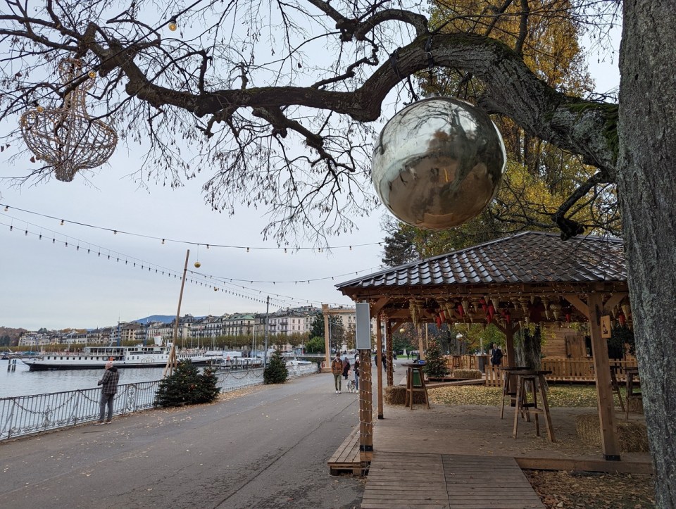 Le marché de Noël de Genève