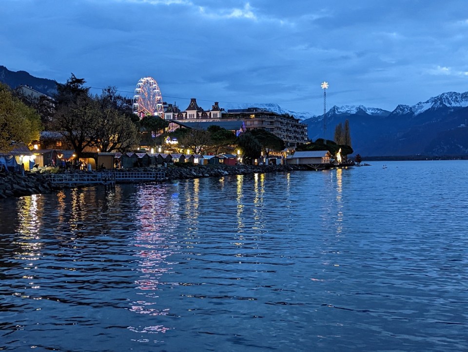 Marché de Noël de Montreux en Suisse
