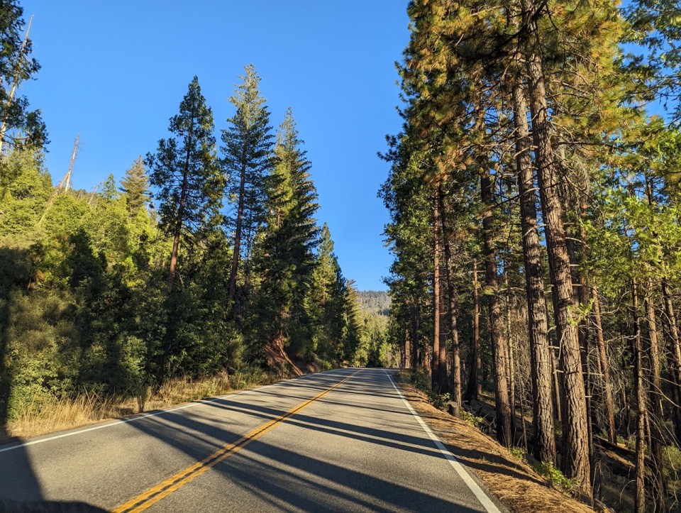 rouler dans le Yosemite National Park
