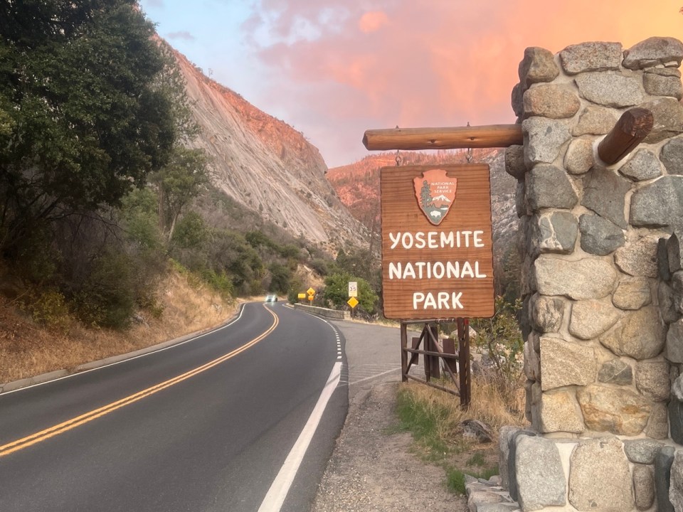 rouler dans le Yosemite National Park