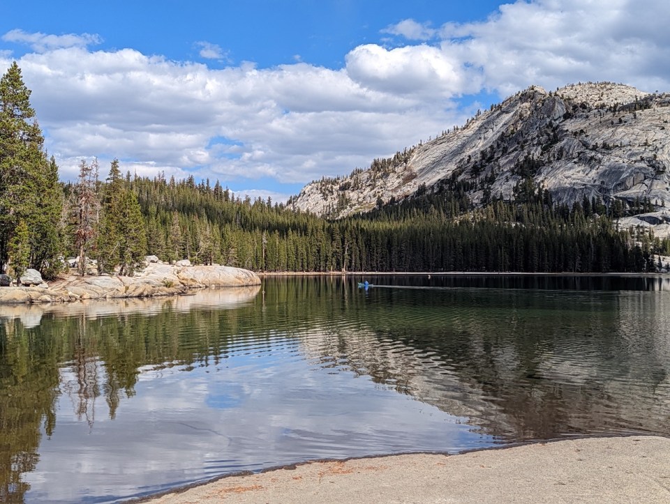 Tenaya Lake sur la Tioga Road