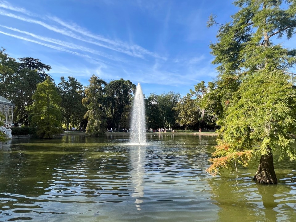 Parc du Retiro à Madrid