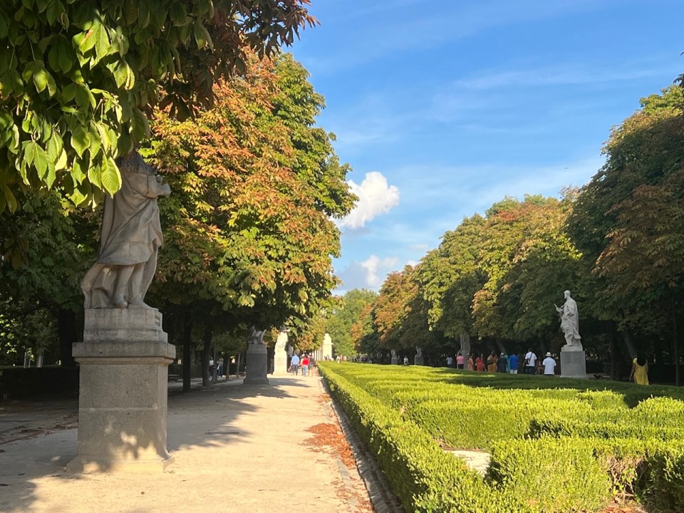 Parc du Retiro à Madrid