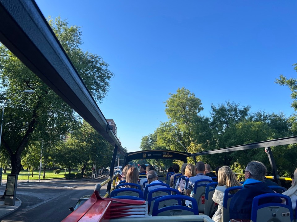 bus touristique Madrid