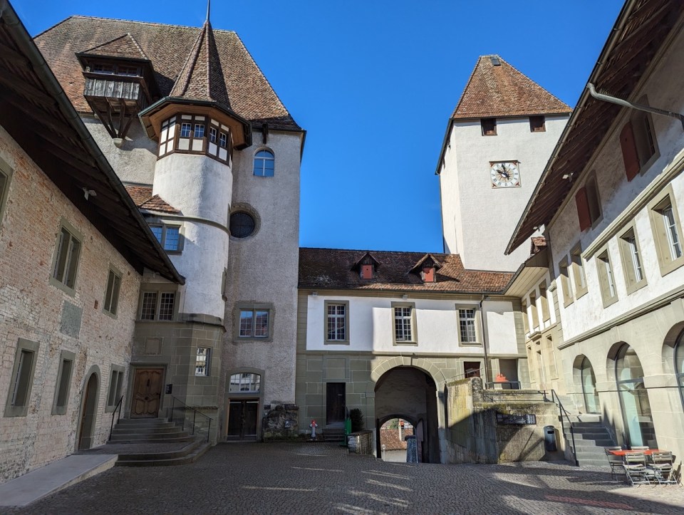 château de Berthoud dans la région d'Emmental en Suisse 