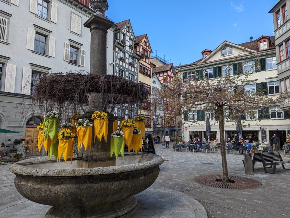 visiter la vieille ville de Saint-Gall