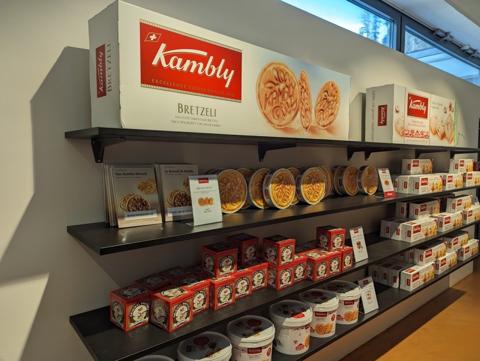 usine Kambly à Trub dans la région d'Emmental en Suisse 