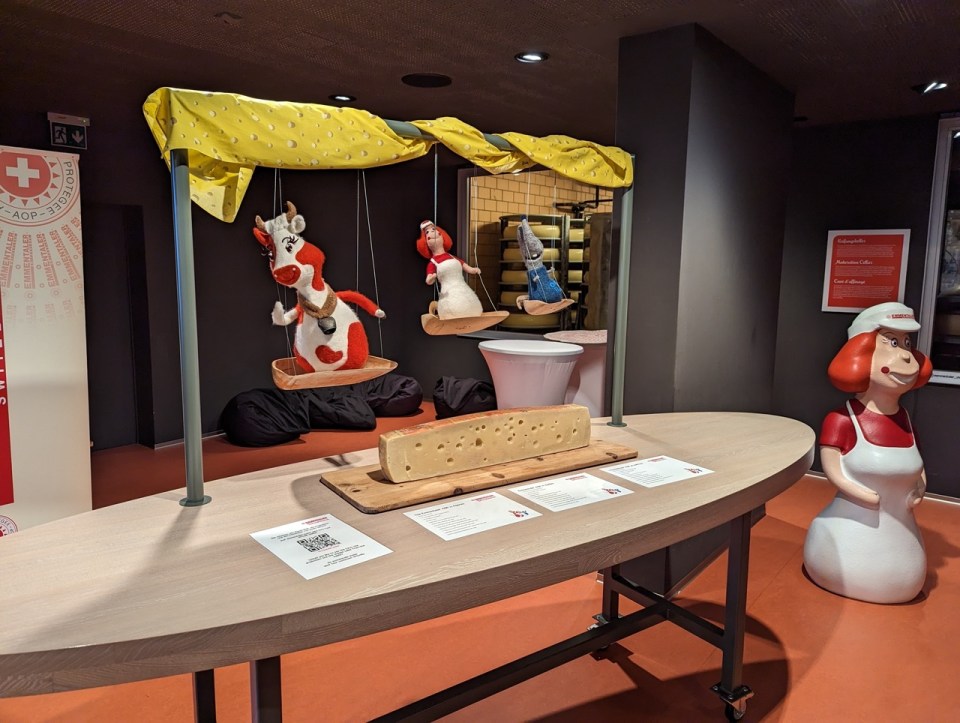 fromagerie de démonstration de l'Emmental 